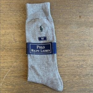 Polo by Ralph Lauren Gray Men's Dress Socks. Shoe Size 6-12. New With Tags.
